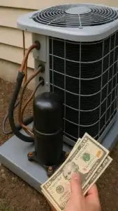 home ac compressor replacement cost